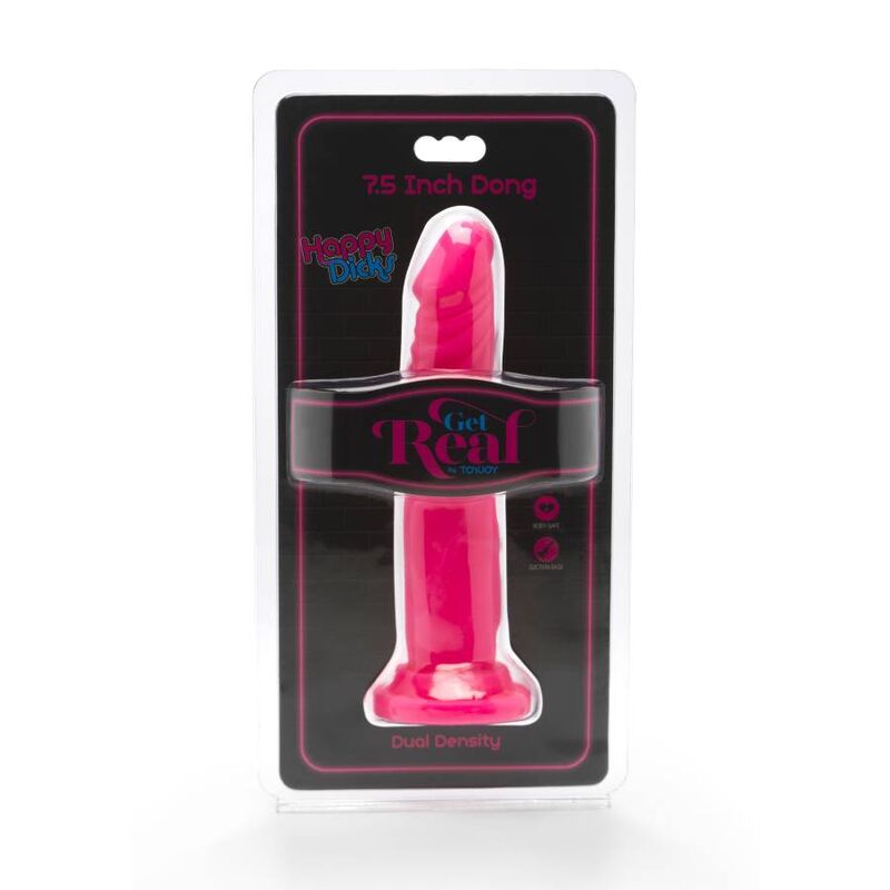 Get Real - Happy Dick Dong 19 cm Pink