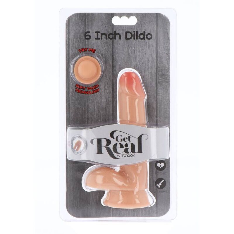 Get Real - Dual Density Dildo 17 cm Eggskin