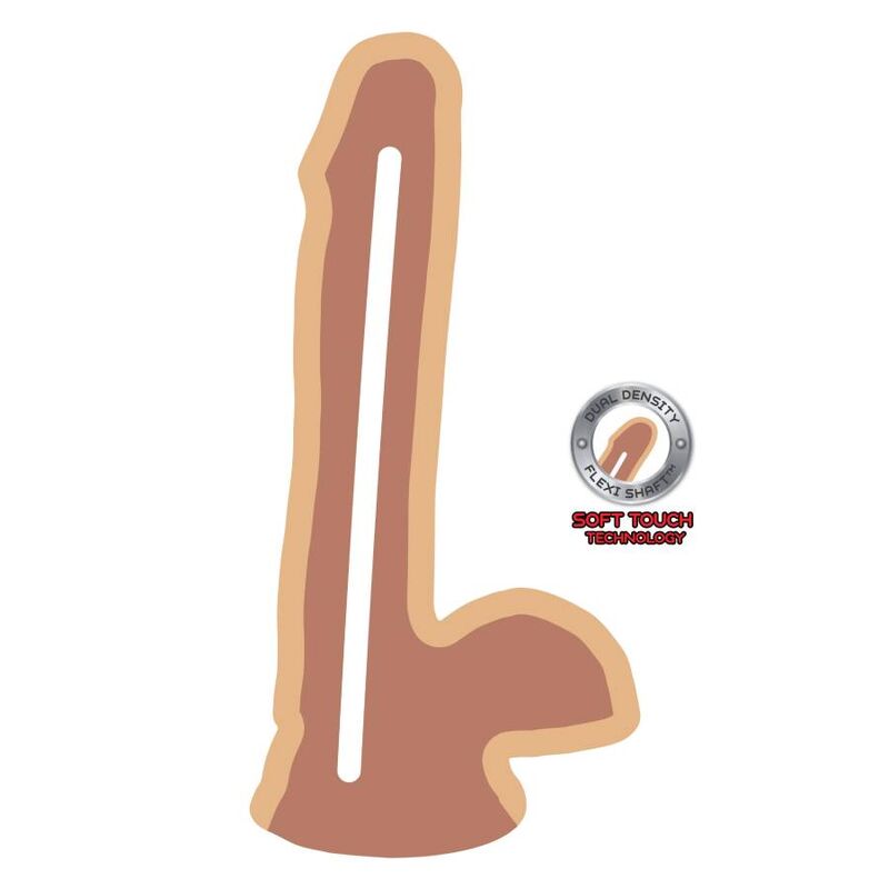 Get Real - Dual Density Dildo 17 cm Eggskin