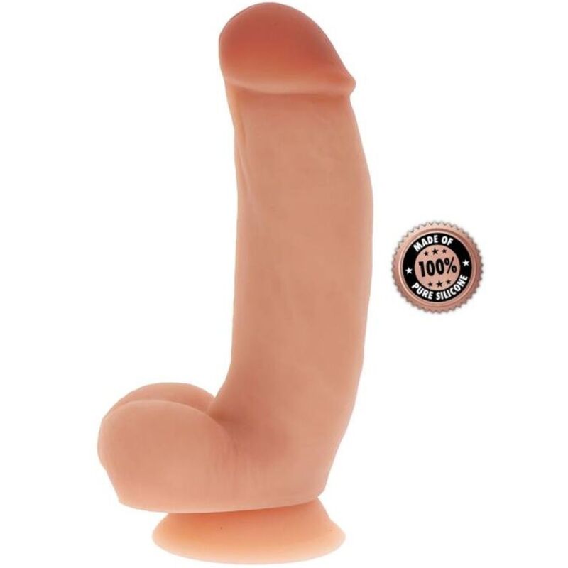 Get Real - Silicone Dildo 18 cm with beads skin