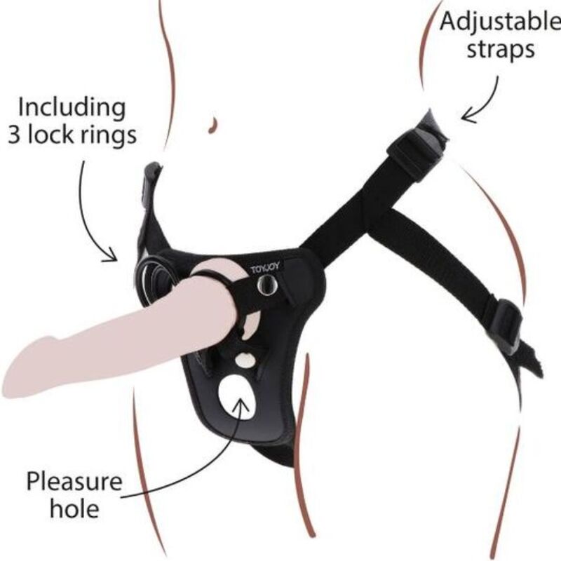 Get Real - Strap-On Harness Black