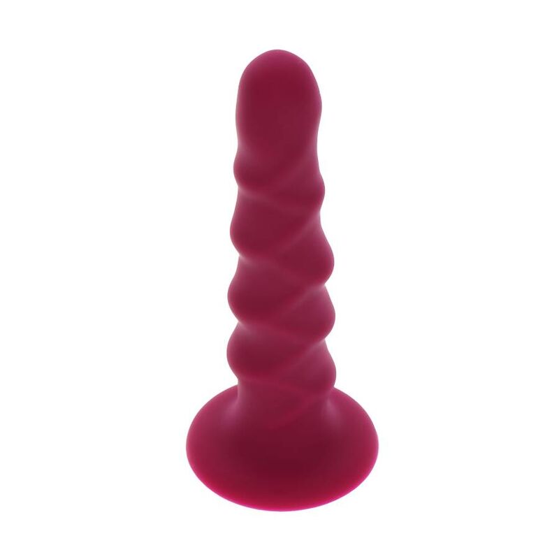 Get Real - Ribbed Dong 12 cm Red