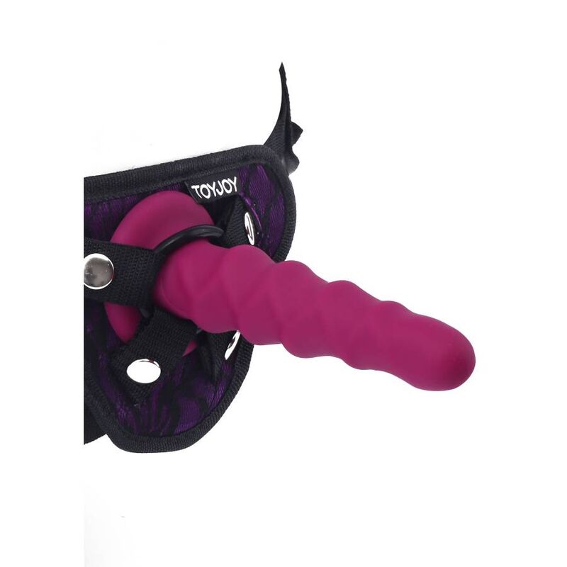 Get Real - Ribbed Dong 12 cm Red