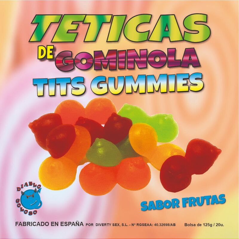 Diablo Goloso - Assorted Shiny Gummy Pacifiers