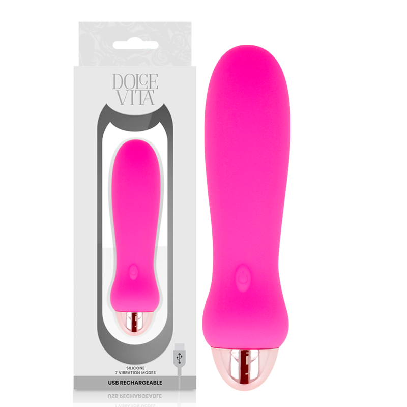 Dolce Vita - Aufladbarer Vibrator Fãœnf Rosa 7 Geschwindigkeiten