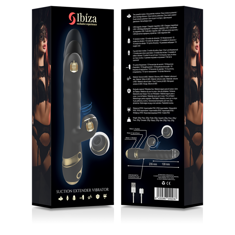Ibiza - Up & Down + Vibrator + Klitoris-Saugung