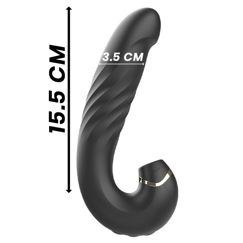 Ibiza - Clip Up & Down + Vibrator + Klitoris-Saugung