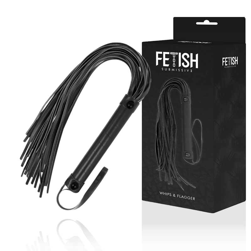FETISH SUBMISSIVE - Peitsche aus veganem Leder