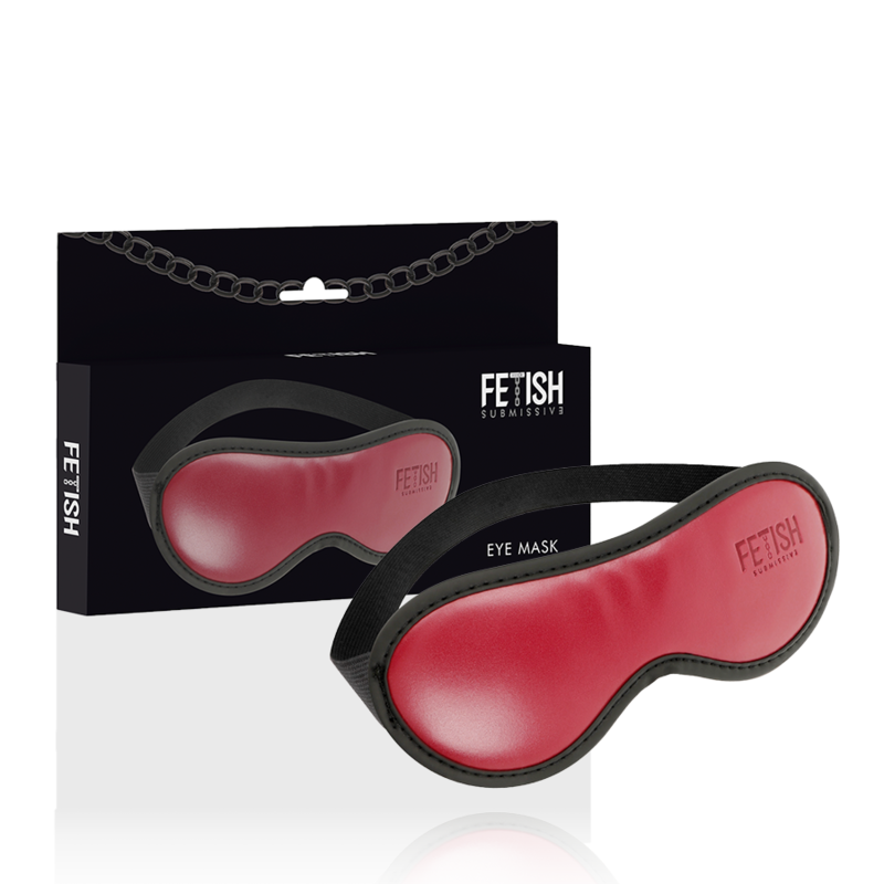 Fetish Submissive Dark Room - Vegane Ledermaske Mit Neoprenfutter