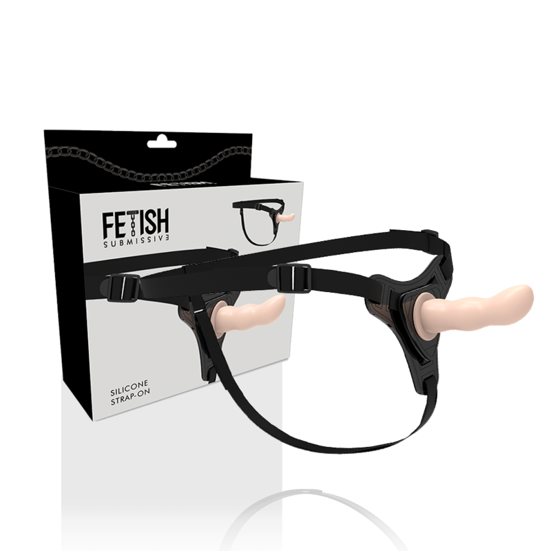 FETISH SUBMISSIVE HARNESS - SILICONE FLESH G-SPOT 12.5 CM