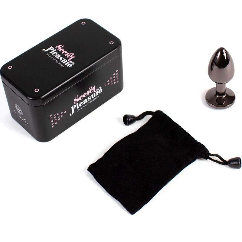 Secretplay - Gunmetal Butt Plug Kleine Grã–Sse 7 Cm