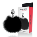 Darkness - Extra Anal Buttplug Mit Schwanz Schwarz 7 Cm