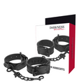 Darkness - Breite, D�nne Texturierte Handschellen