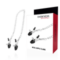 DARKNESS - Einstellbare Nippelklemmen aus Metall