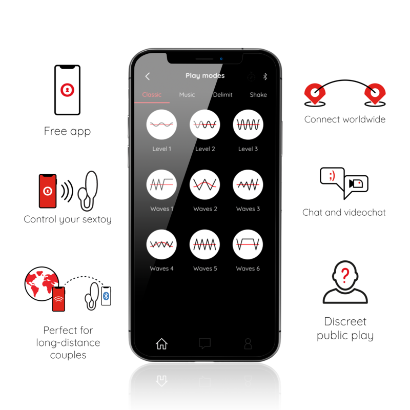 Oninder - Denver Vibrating Egg Black 7 X 2.7 Cm Free App