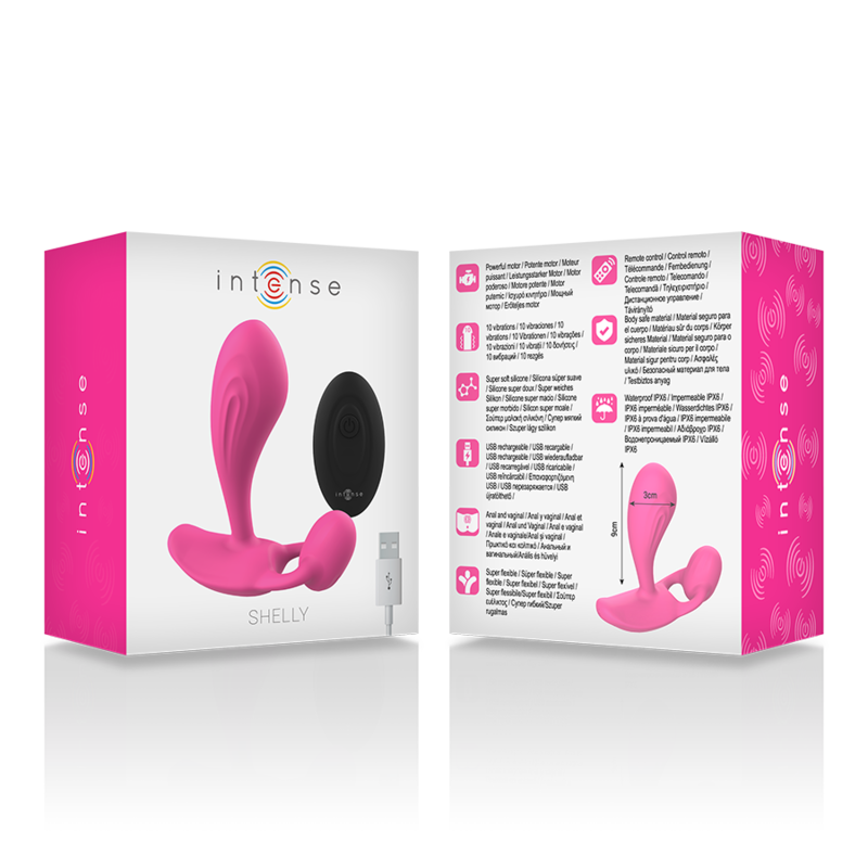 Intense - Shelly Plug Anal Fernbedienung Rosa
