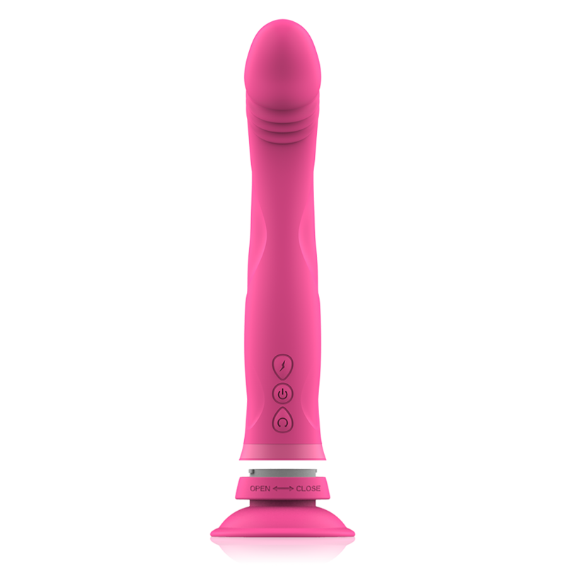 Intense - Michelangelo Pink Silicone Vibrator Dildo