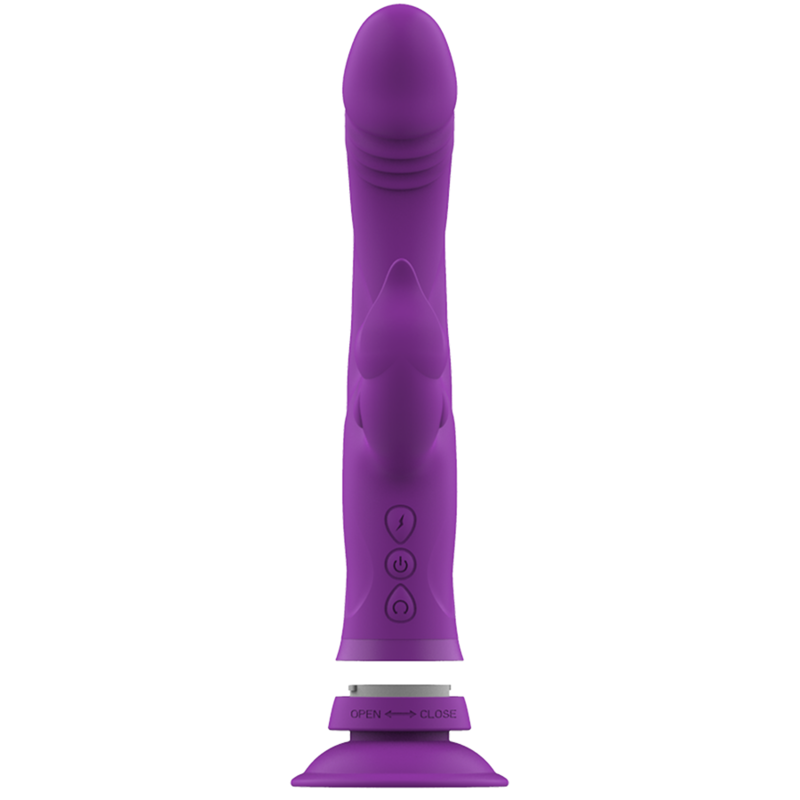 Intense - Casanova Rabbit Silicone Vibrator Triple Motor Purple