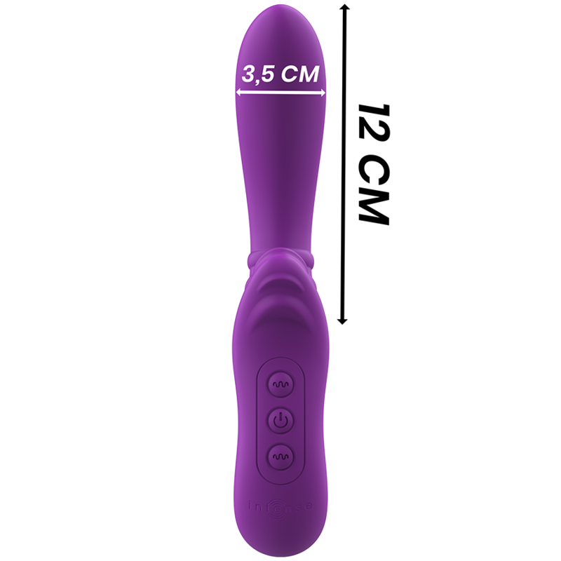 Intense - Harry Flexible Vibrator with Purple Tongue