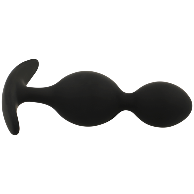 Black&Silver - Orson Plug Silikon 2 Analwellen 9 Cm