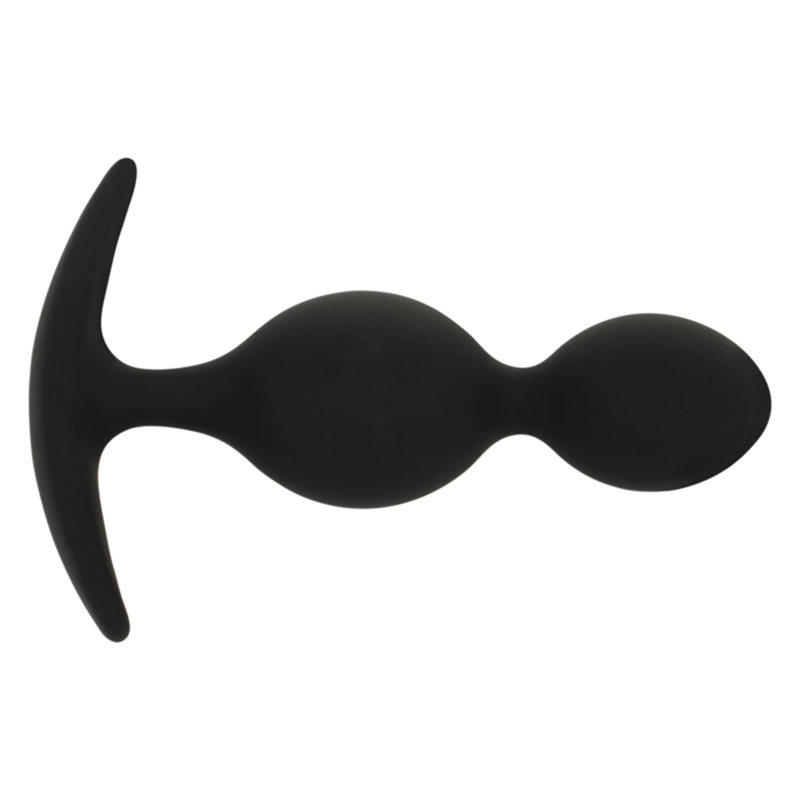 Black&Silver - Orson Plug Silikon 2 Analwellen 9 Cm