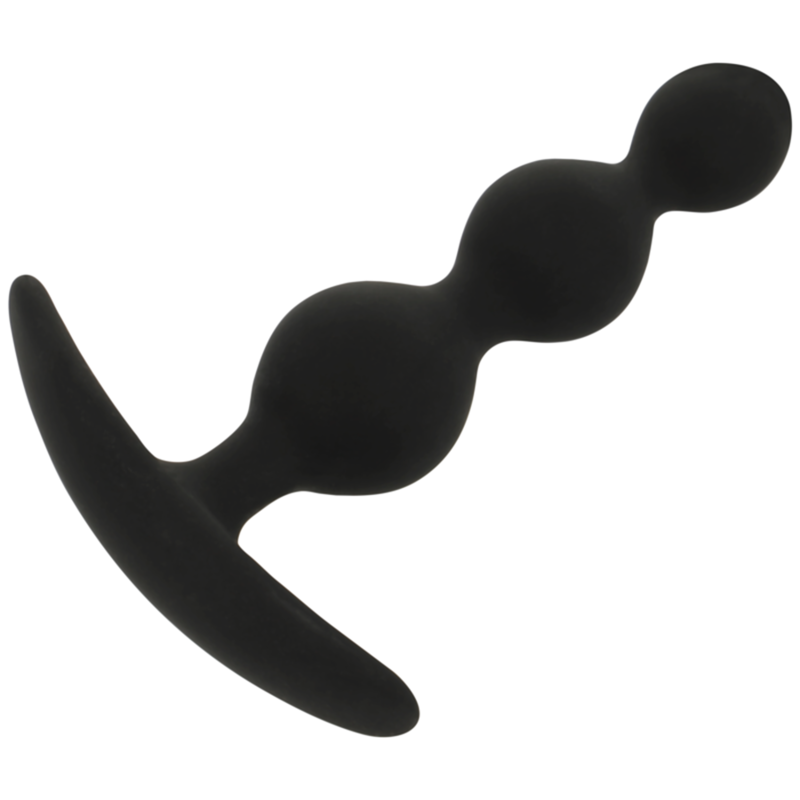Black&Silver - Rupert Analkugelkette 10 Cm