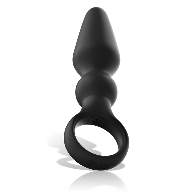 Black&Silver - Ozzy High-Performance Silicone Anal Plug