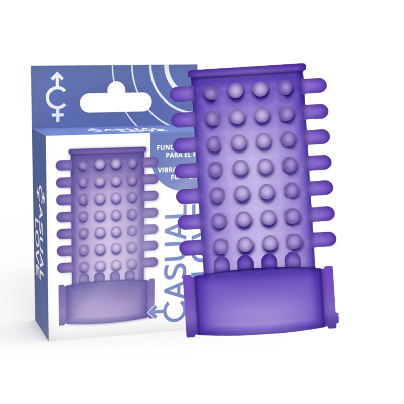 CASUAL LOVE - RING LILAC VIBRATOR PENIS SLEEVE