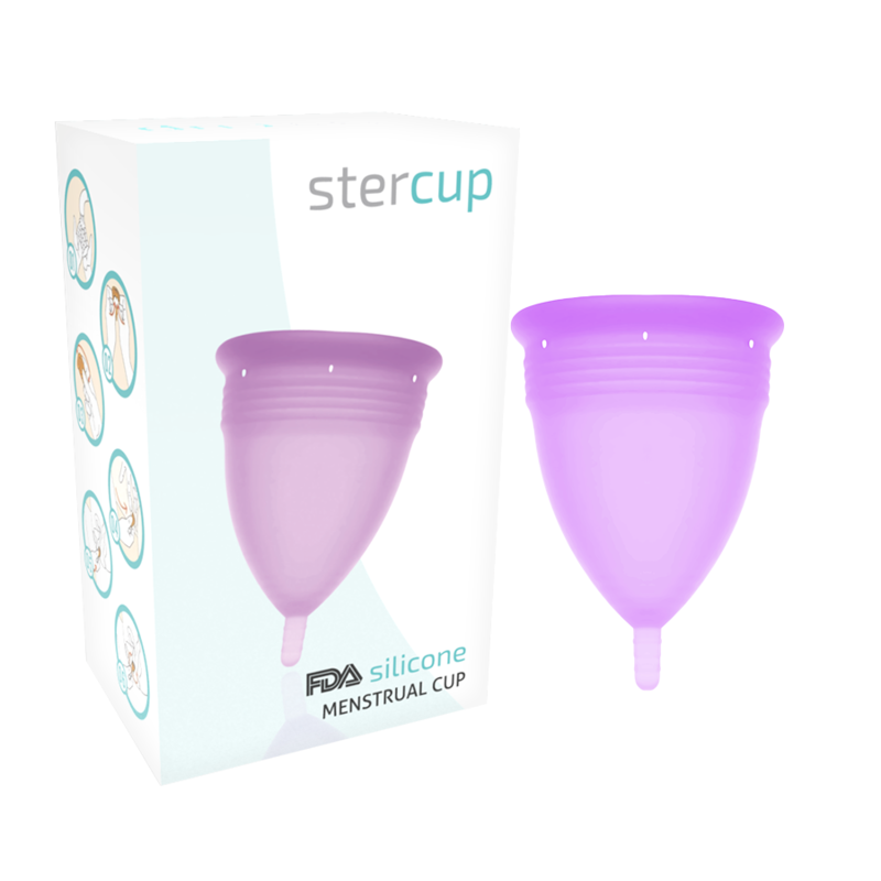 Stercup - Fda Silikon-Menstrualcup Flieder - Grã–Sse S