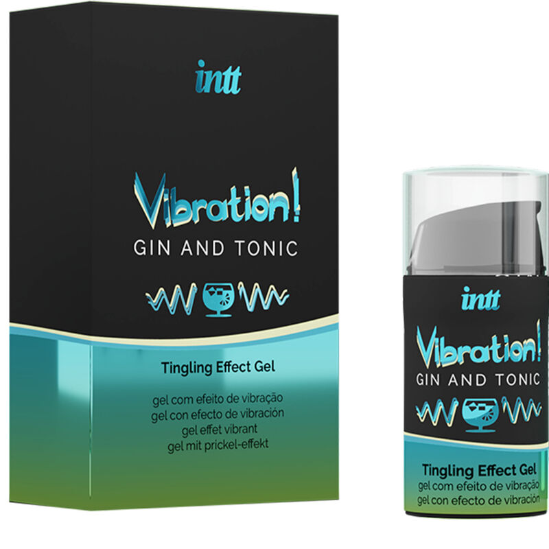 Intt - Kraftvolles Intimstimulierendes Flãœssiges Vibrator-Gel Gin & Tonic 15 Ml