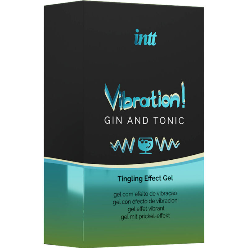 Intt - Kraftvolles Intimstimulierendes Flãœssiges Vibrator-Gel Gin & Tonic 15 Ml