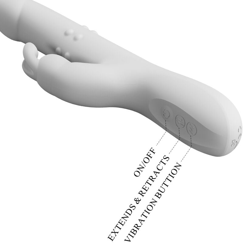 Pretty Love - Reese Vibrator with Silver Rotation