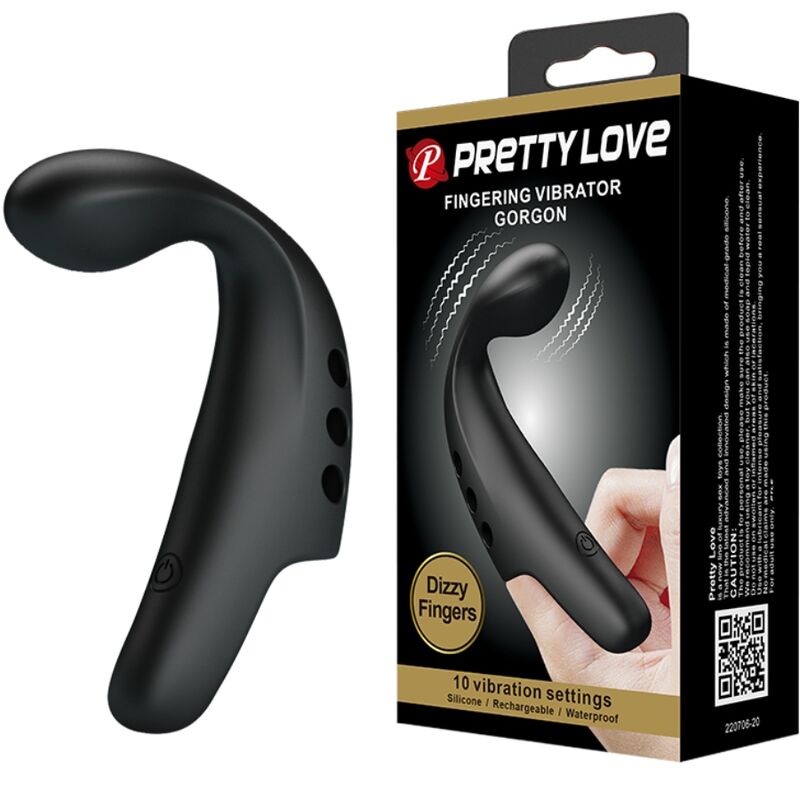 Pretty Love - Black Gorgon Vibrator-Pussy