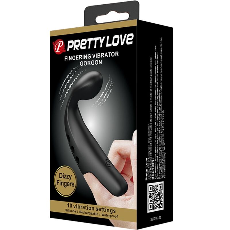 Pretty Love - Black Gorgon Vibrator-Pussy