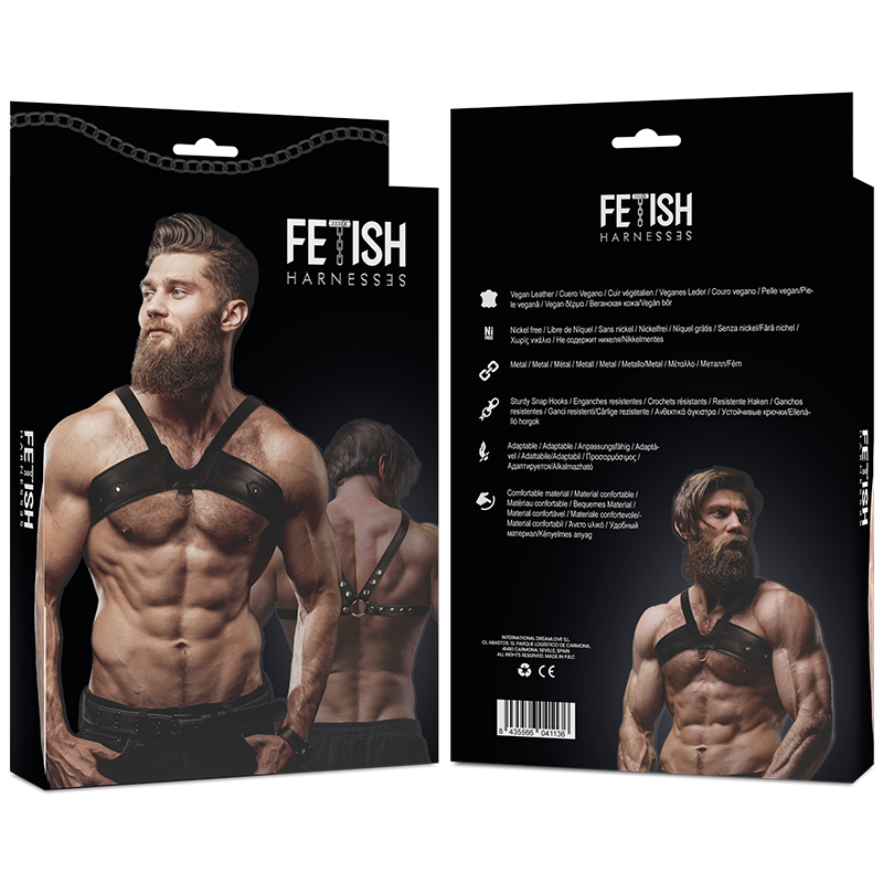 Fetish Submissive Attitude - Brustgurt Aus ÖKoleder Fãœr Herren Brigade