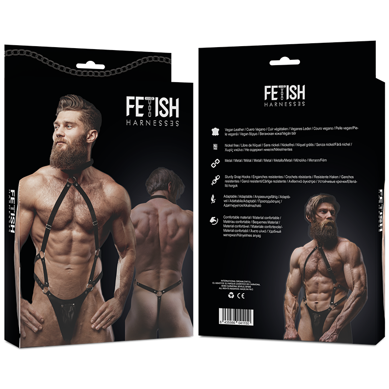 Fetish Submissive Attitude - Jockstrap-Harness Aus ÖKo-Leder Fãœr Herren