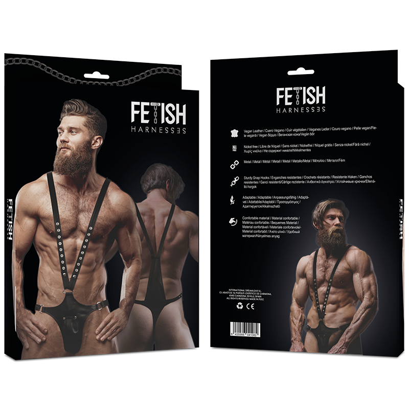 Fetish Submissive Attitude - V-Fã–Rmiger Harness Aus ÖKoleder Fãœr Herren