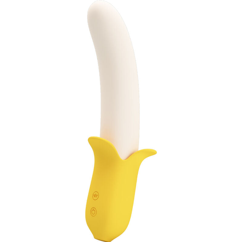 Pretty Love - Banana Geek Super Power 7 Vibration Up&Down Silicone Black
