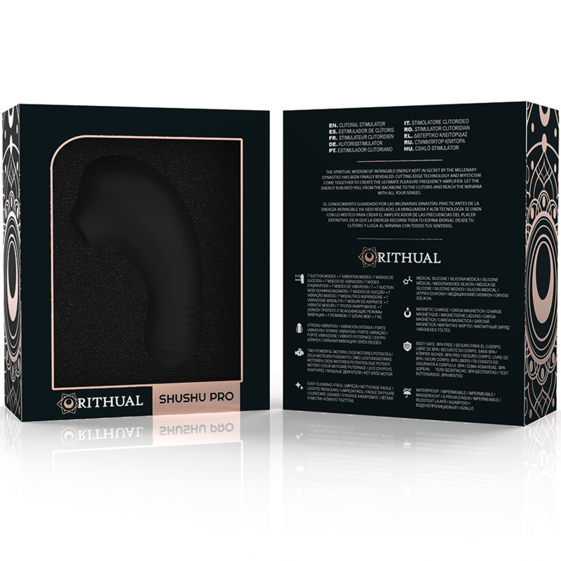 Rithual - Shushu Pro Pocket Clitoral Stimulator 2 Powerful Jet Motors