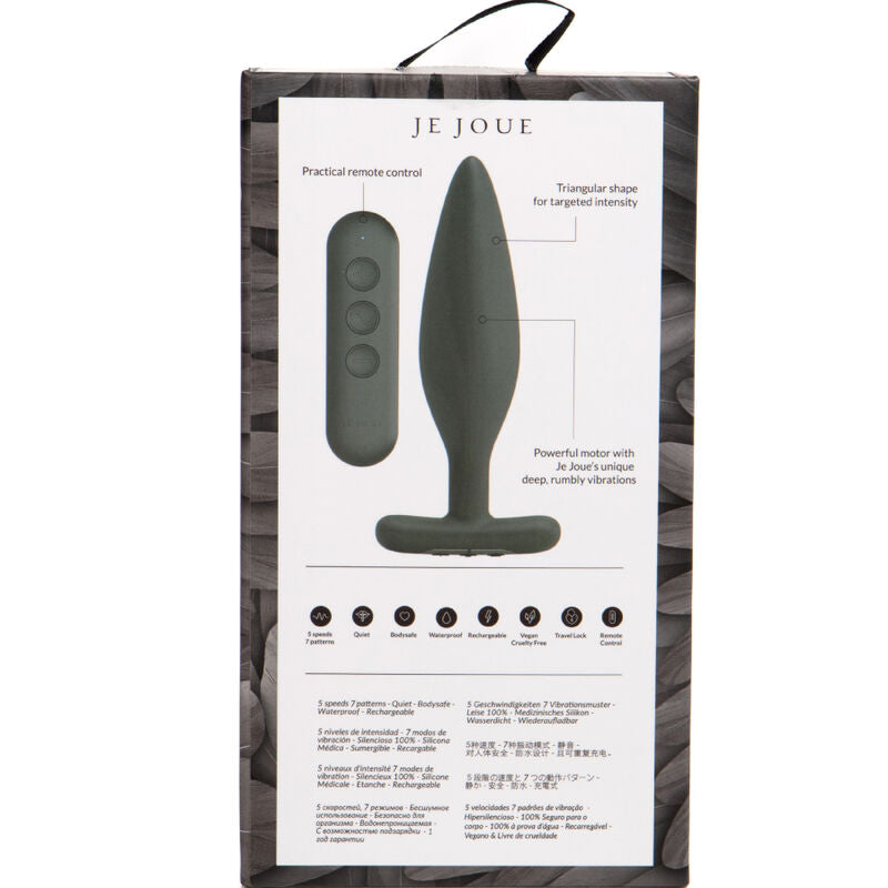 JE JOUE - EGON anal Plug Vibrator schwarz