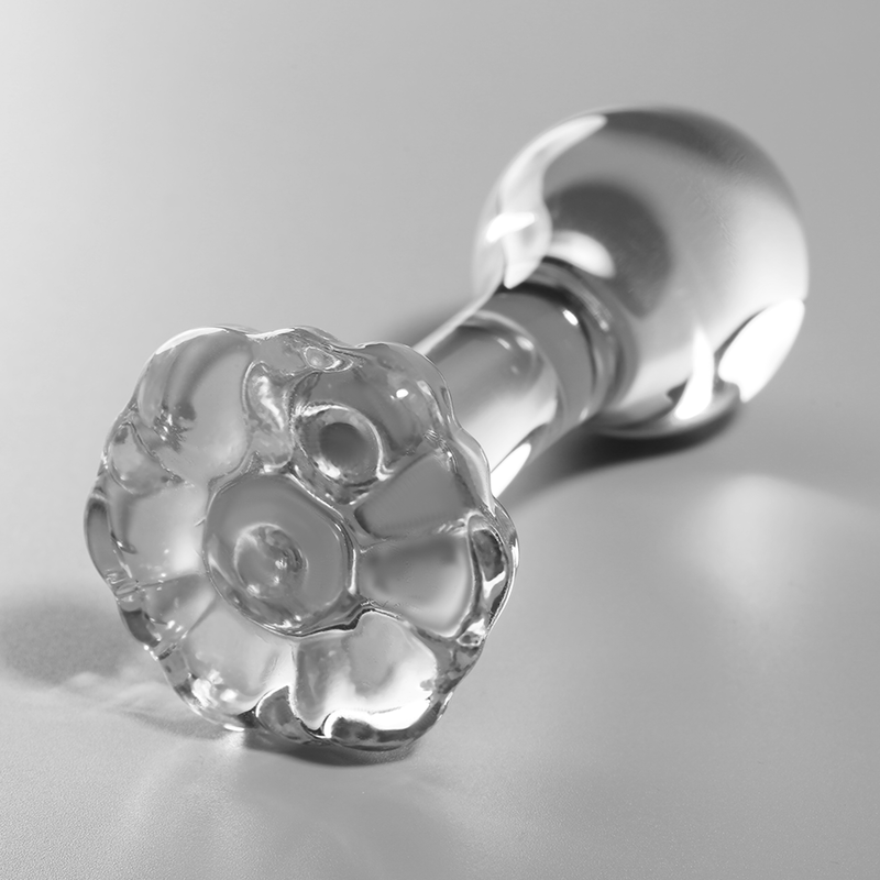 Nebula Series by Ibiza - Model 2 Borosilicate Glass Anal Plug Clear 11 cm -Ø- 3.5 cm