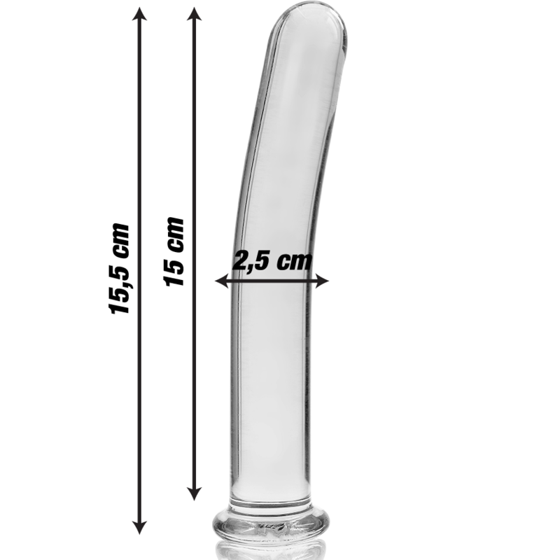 Nebula Series By Ibiza - Modell 9 Dildo Borosilikatglas Klar 15.5 Cm -O- 2.5 Cm