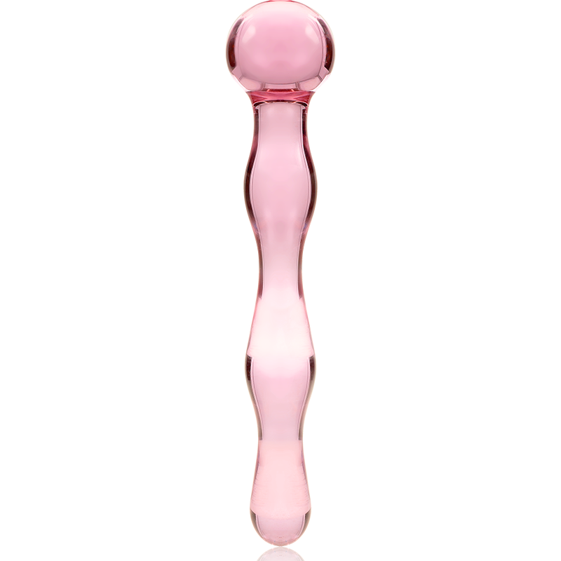 Nebula Series By Ibiza - Modell 13 Dildo Borosilikatglas Rosa 18 Cm -O- 3.5 Cm
