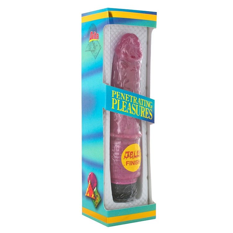 SEVEN CREATIONS Jelly Lilac Vibrator Flex, flexibles und weiches Silikon, lilafarbenes Sexspielzeug für erogene Zonen.
