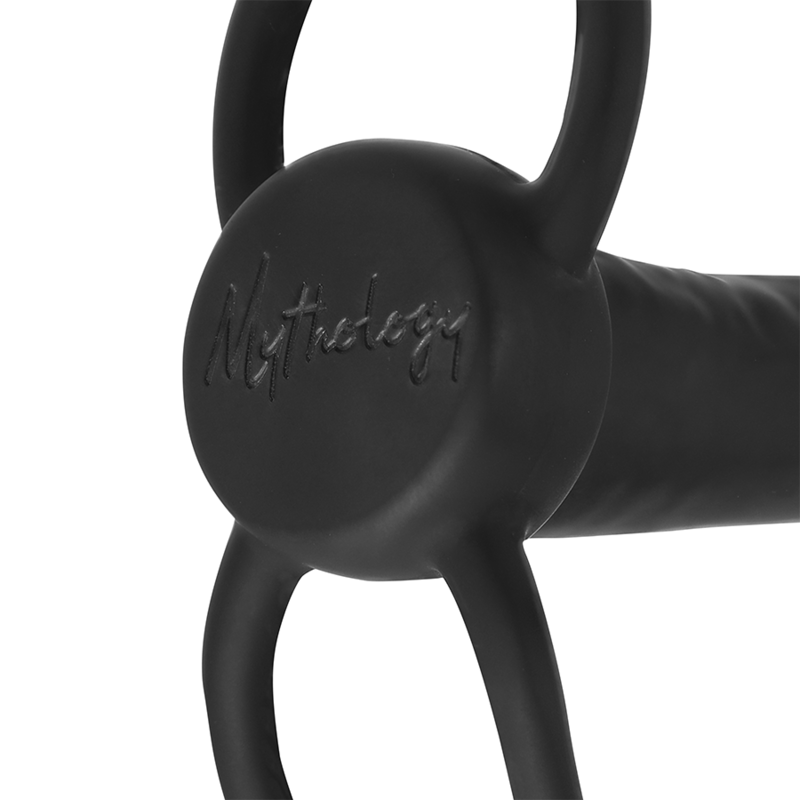 Mythology - Cobi Onyx Anal Dildo With Penis And Testicle Ring 13 cm Silicone