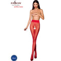 Passion - Tiopen 001 Rote Strumpfhose 3/4 20 Den
