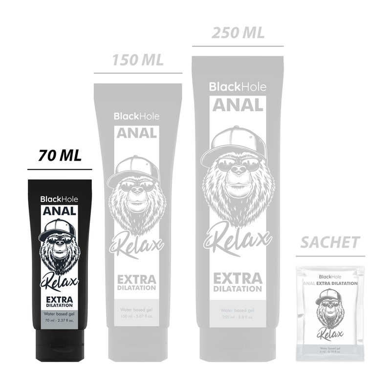 Black Hole - Anal-Dilationsgel Auf Wasserbasis 70 Ml