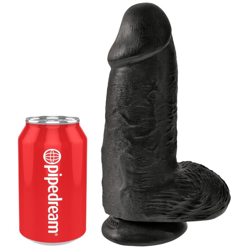 King Cock - Pollen Realistic Penis 23 cm Black