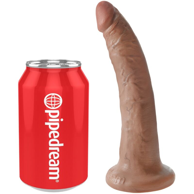 King Cock - Realistic Penis 17.5 cm Caramel