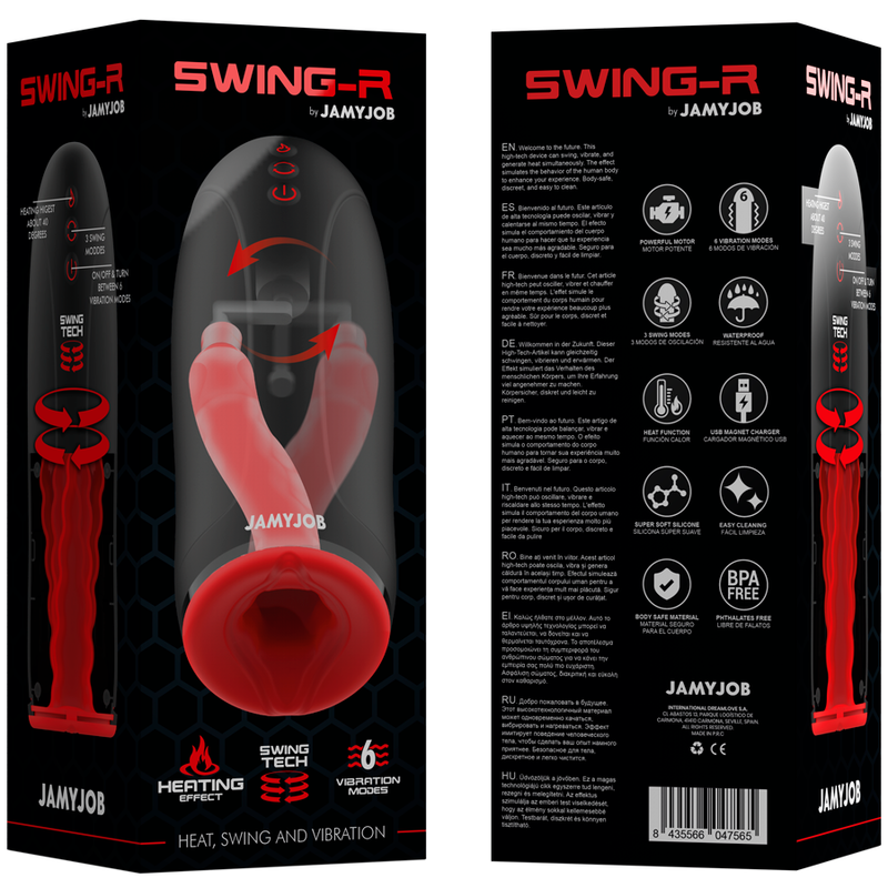 Jamyjob - Swing-R Heating Effect, Swing Tech, and Vibration Masturbator